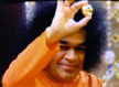 Swami showing the lingam