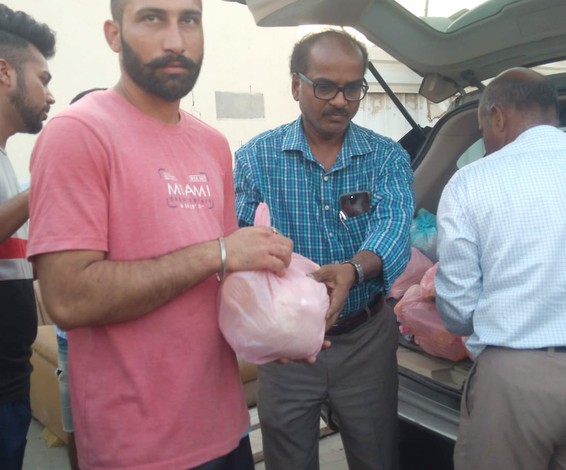 Distributed of Dry Ration