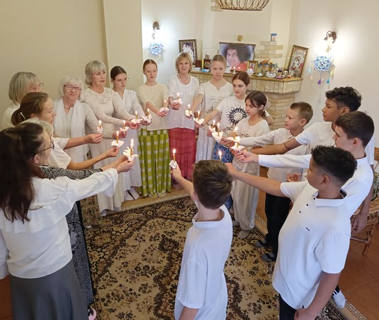 Russia Southern Region Vacation School Candle Ceremony 13