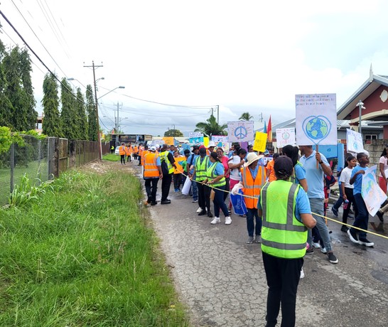 West Indies Walk for Values Wide March 01