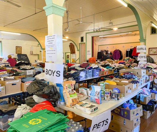 Australia 12 Flood Relief Distribution Hall