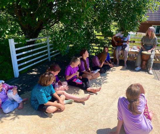 Russia Ural Reg Family Camp Bhajan Children 1