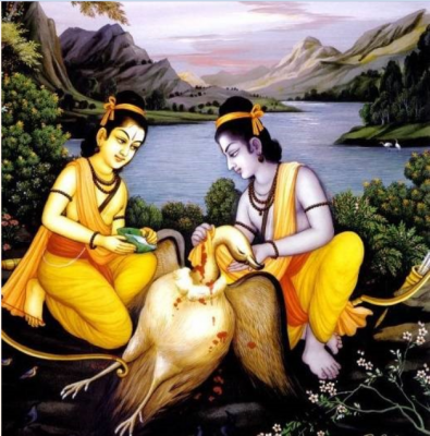 Sri Rama Navami Sathya Sai International Organisation Jatayu With Rama And Lakshmana